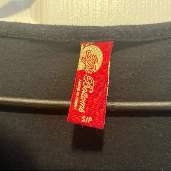 Apple Bottoms Small t shirt top Women black graphic Y2K - Picture 2 of 5